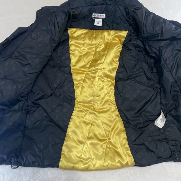 Columbia Ski Jacket Womens XL Black White Full Zip Gold Lined (READ) - Picture 6 of 16